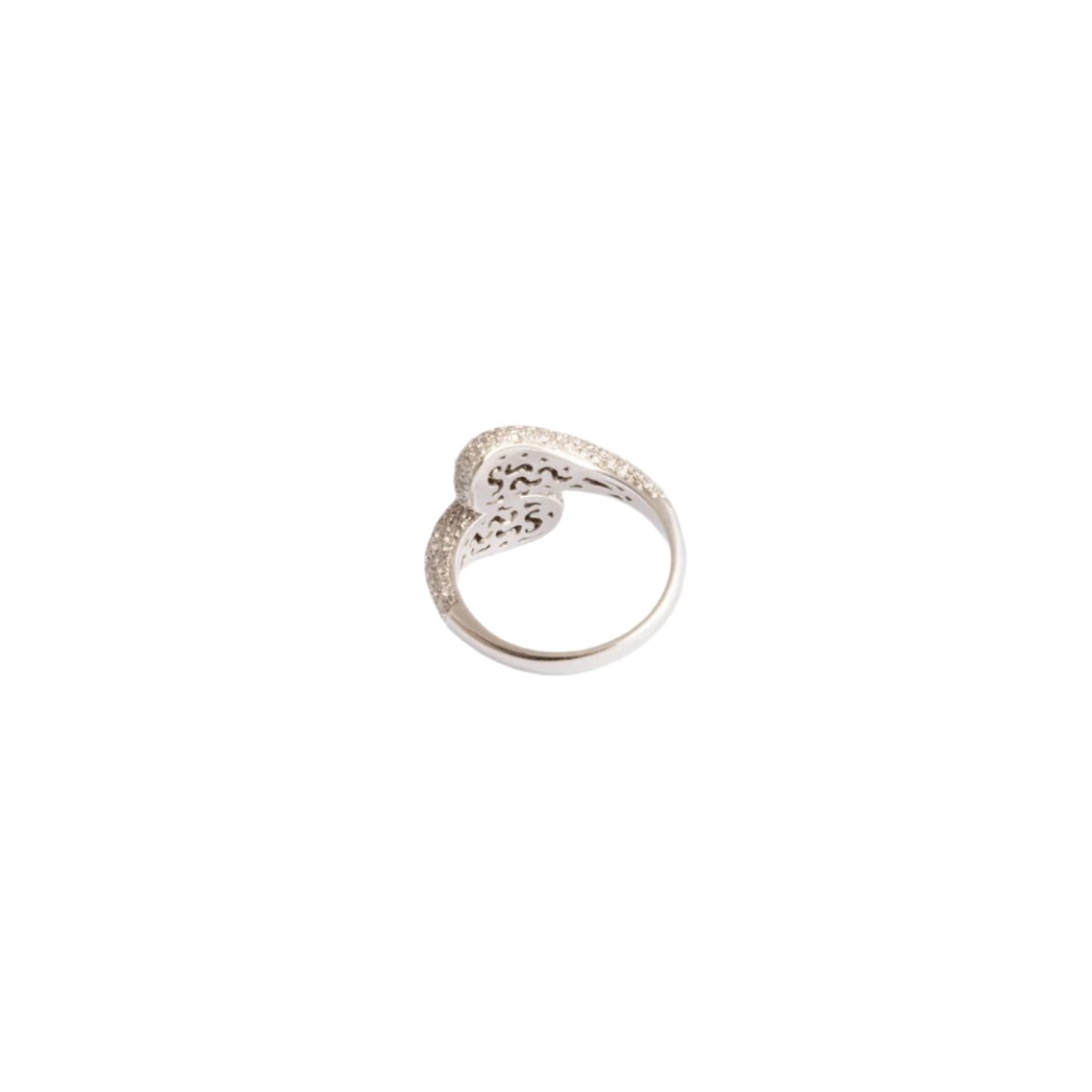 Bague Toi & Moi en or blanc et diamants - Castafiore