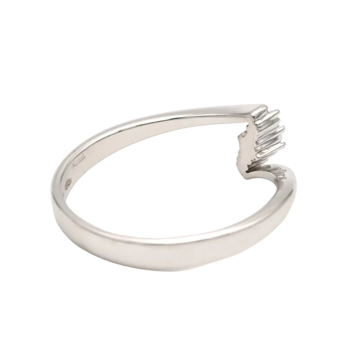 Bague Toi & Moi en or blanc et diamants - Castafiore