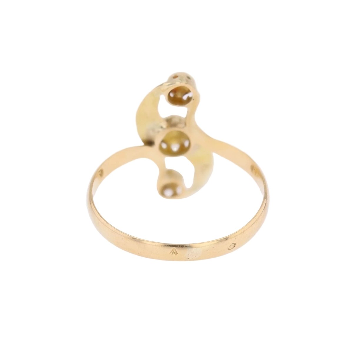 Bague Toi & Moi en or blanc et or jaune - Castafiore
