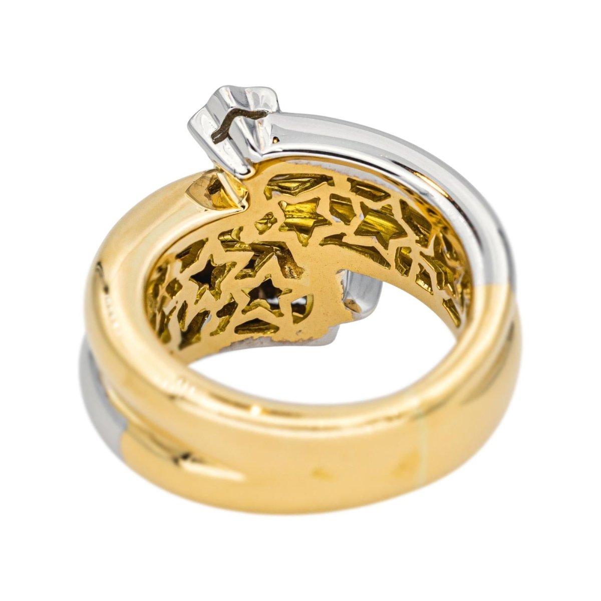 Bague Toi & Moi en or blanc, or jaune et diamants - Castafiore