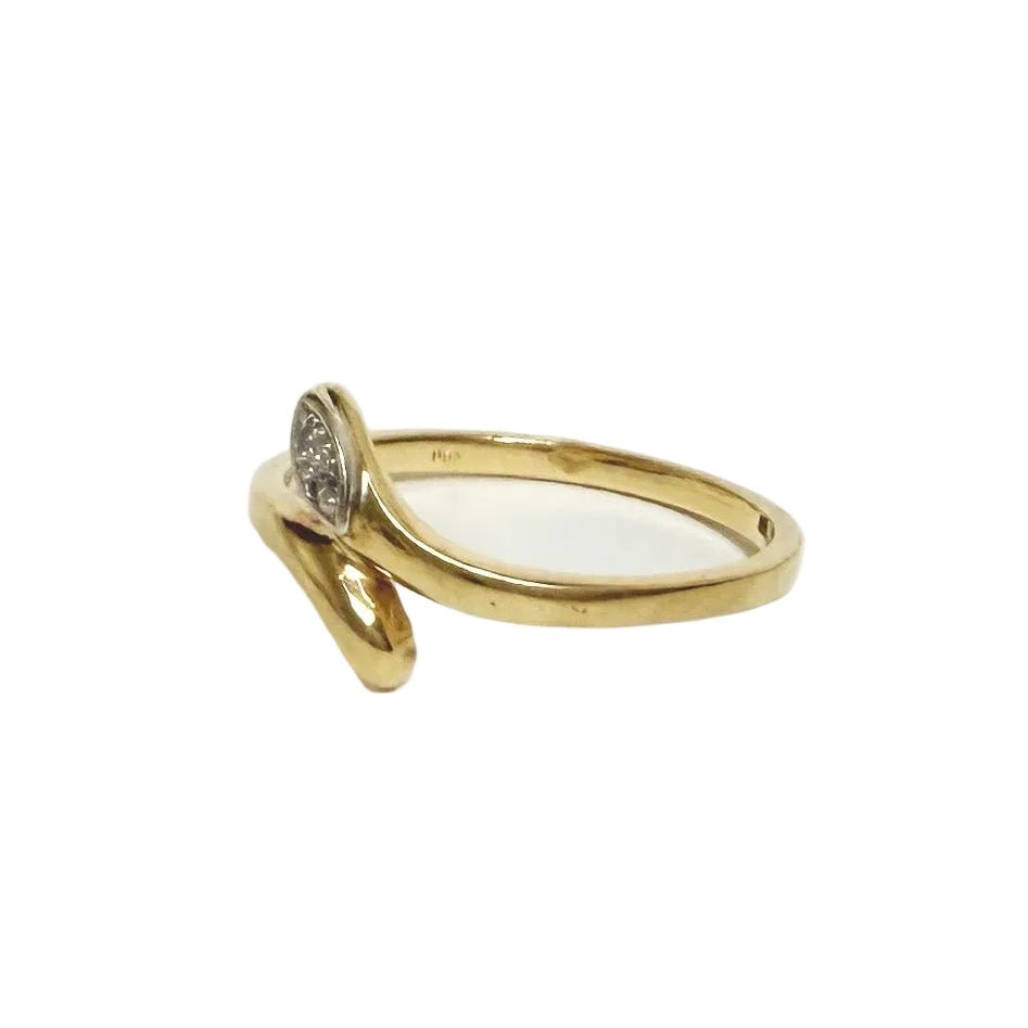 Bague Toi & Moi en or jaune et diamants - Castafiore