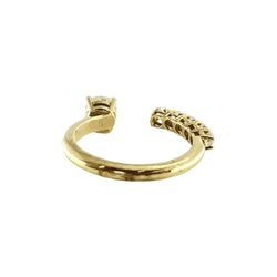 Bague Toi & Moi en or jaune et diamants - Castafiore