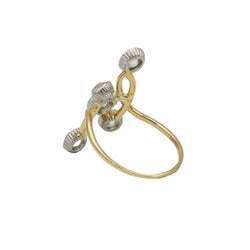 Bague Toi & Moi en or jaune et diamants - Castafiore
