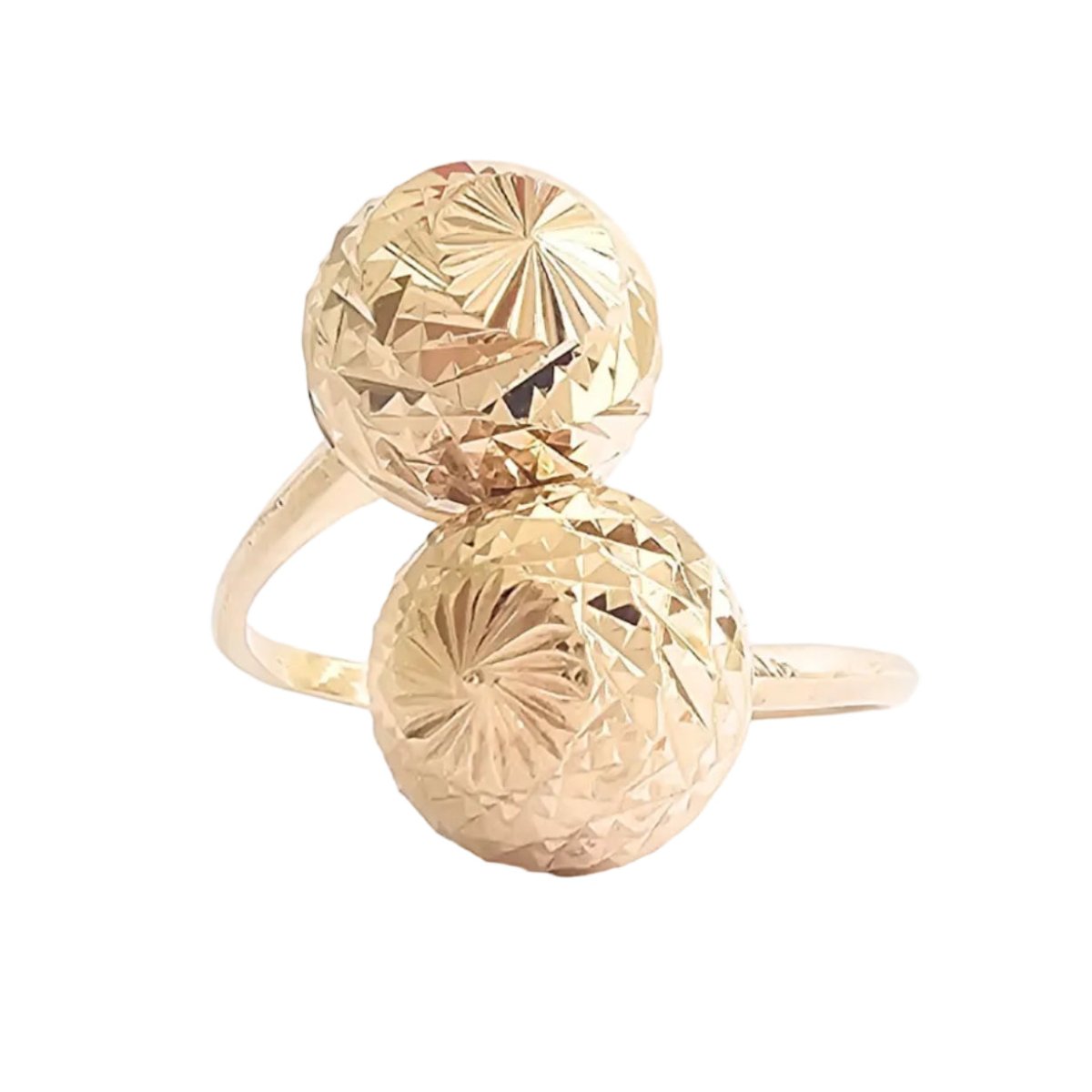 Bague Toi & Moi en or jaune et perles d'or - Castafiore
