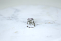 Bague Toi & Moi en platine, saphirs et diamants - Castafiore