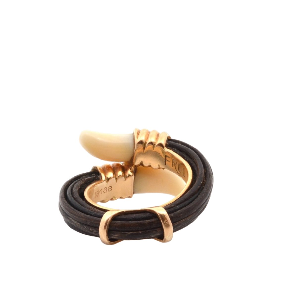 Bague Toi & Moi FRED en or jaune - Castafiore