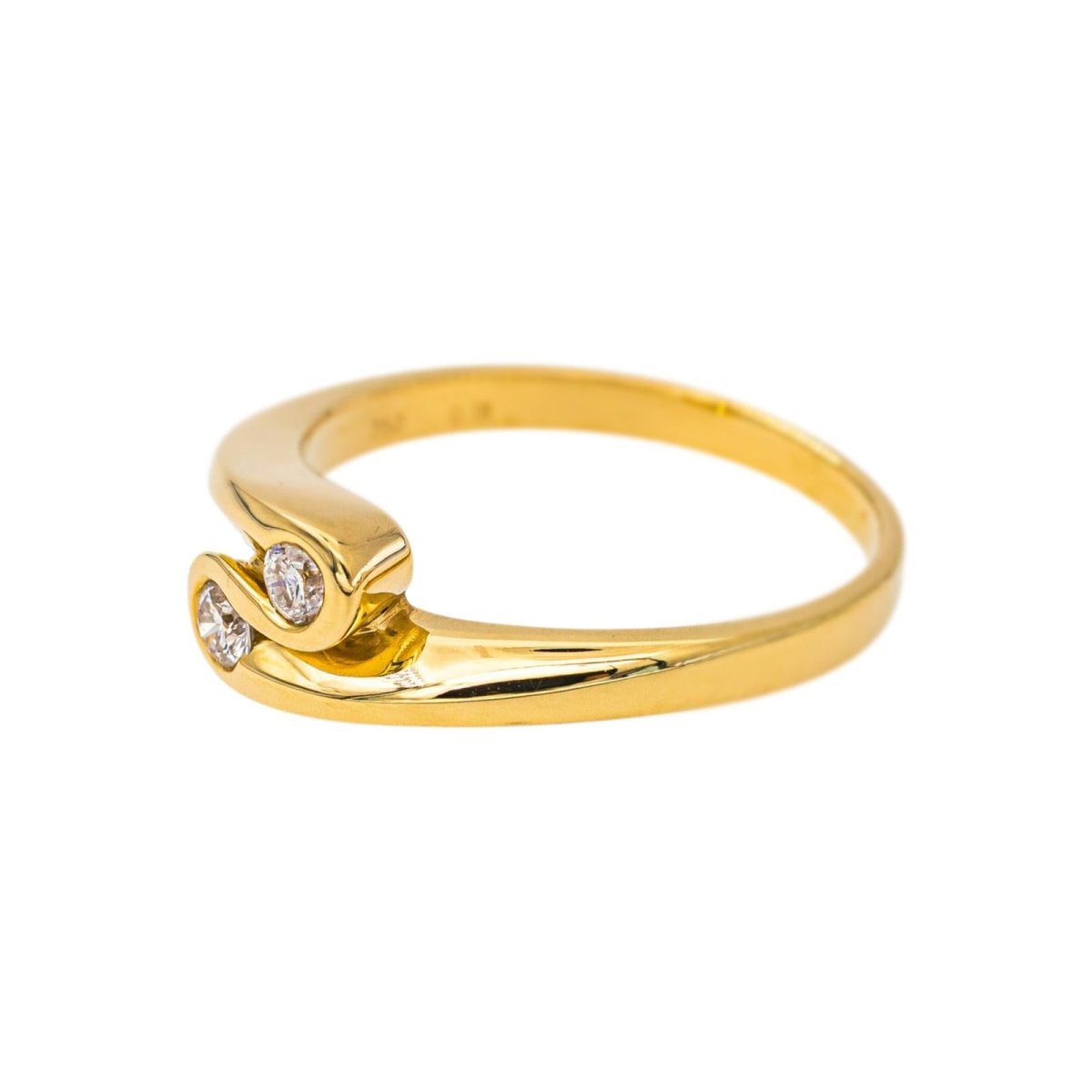 Bague Toi & Moi Or jaune Diamant - Castafiore
