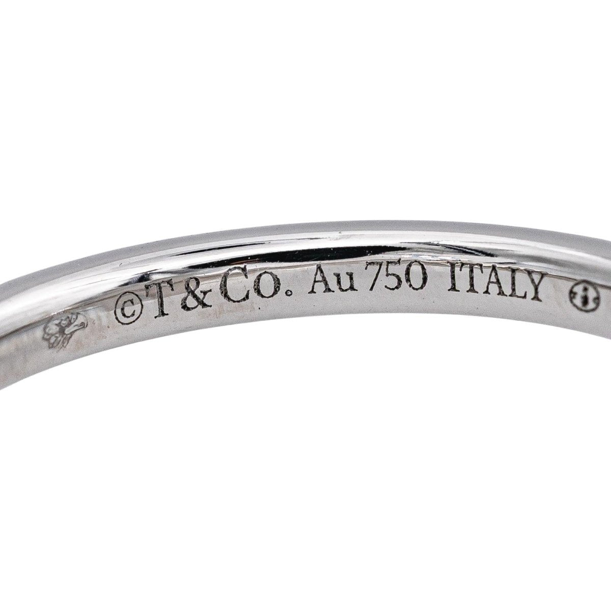 Bague Toi & Moi TIFFANY & CO "Tiffany T." en or blanc et diamants - Castafiore