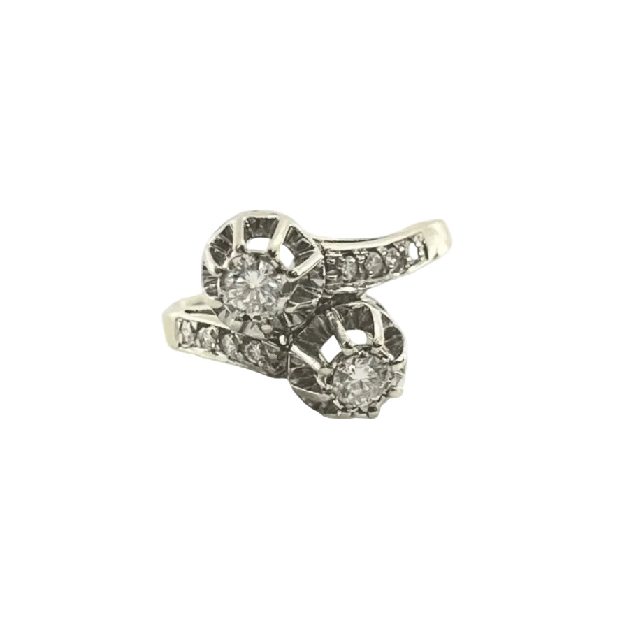 Bague Toi&moi en or 18 k et diamants - Castafiore