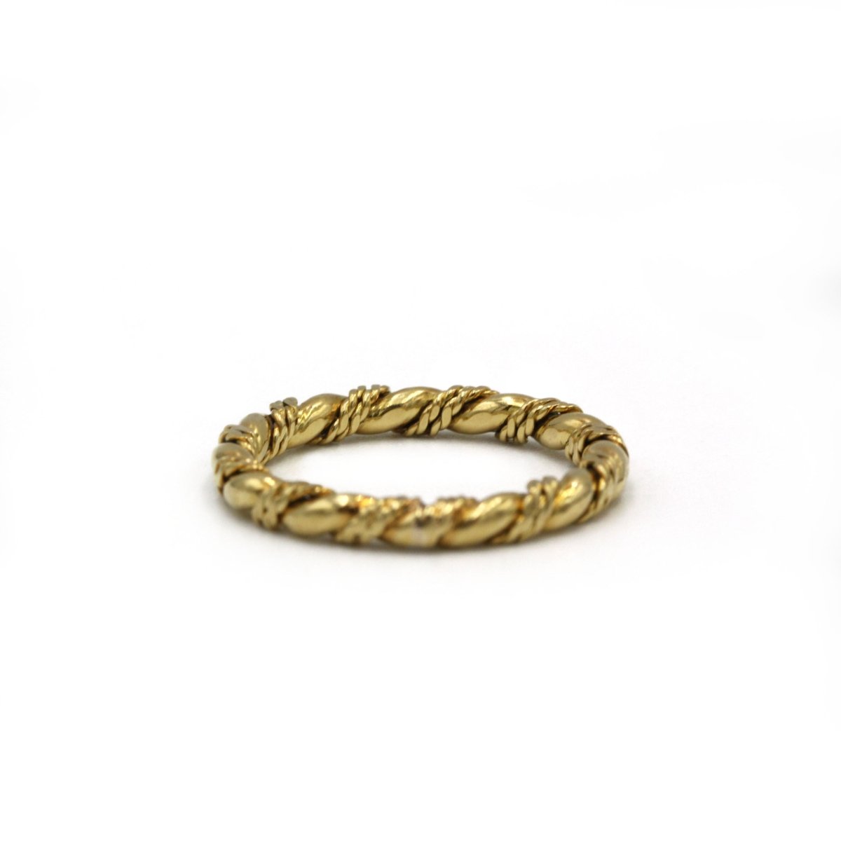 Bague torsadée - Or jaune - Castafiore