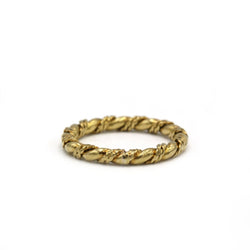 Bague torsadée - Or jaune - Castafiore
