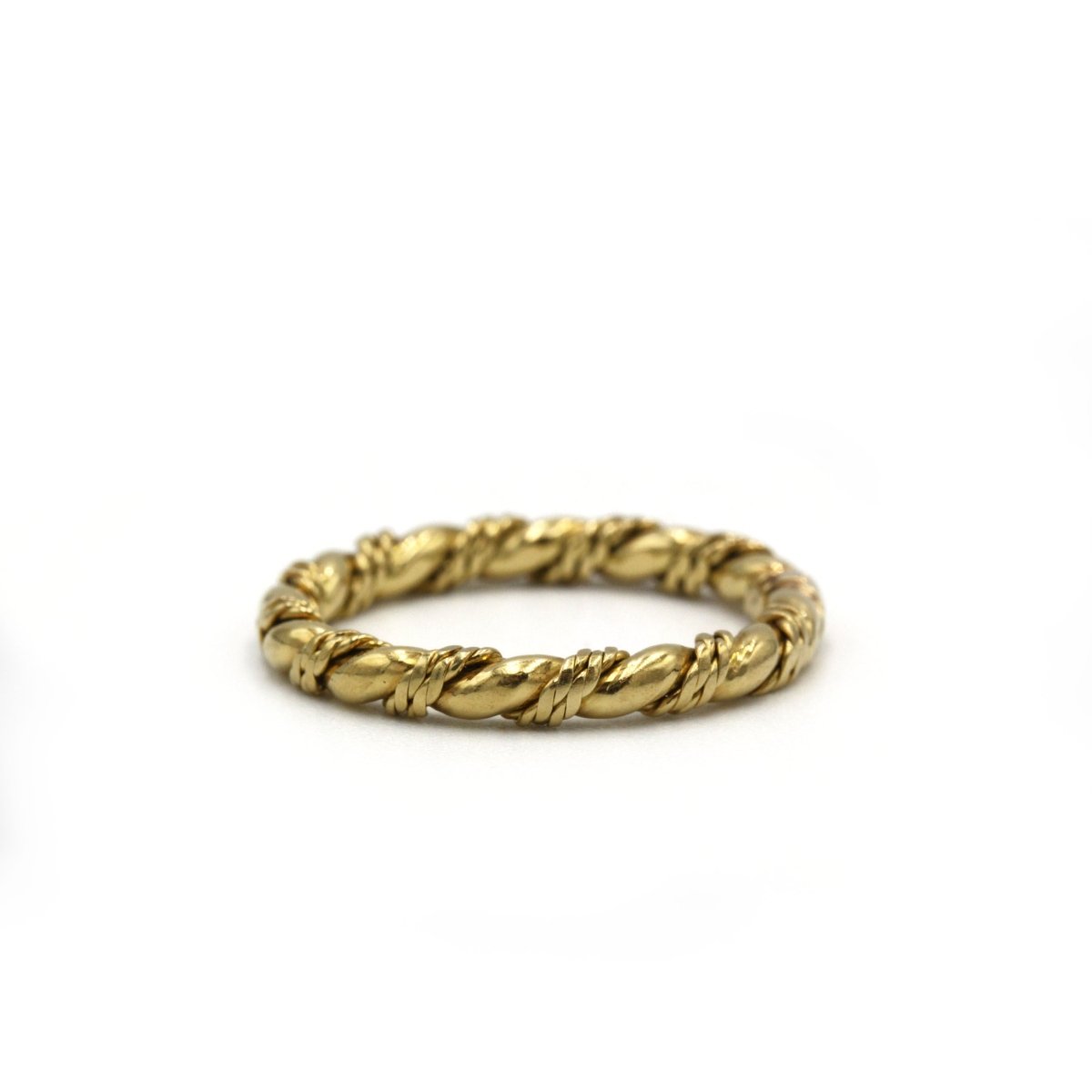 Bague torsadée - Or jaune - Castafiore