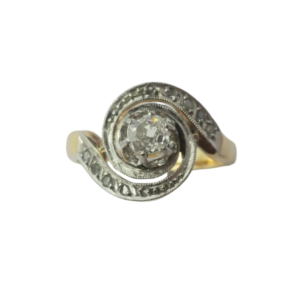 Bague Tourbillon diamants - Castafiore