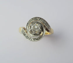 Bague Tourbillon diamants - Castafiore