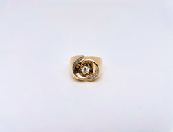 Bague Tourbillon diamants en or rose - Castafiore