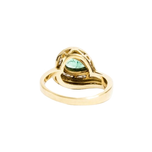 Bague Tourbillon en or jaune et diamants - Castafiore