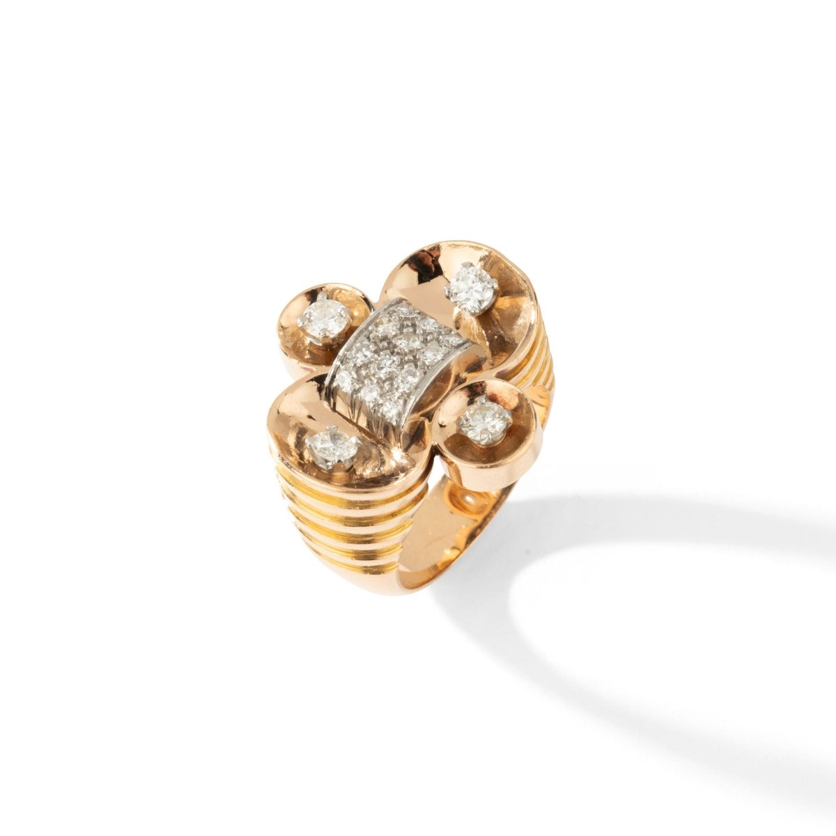 Bague Trèfle époque 1950 - Castafiore