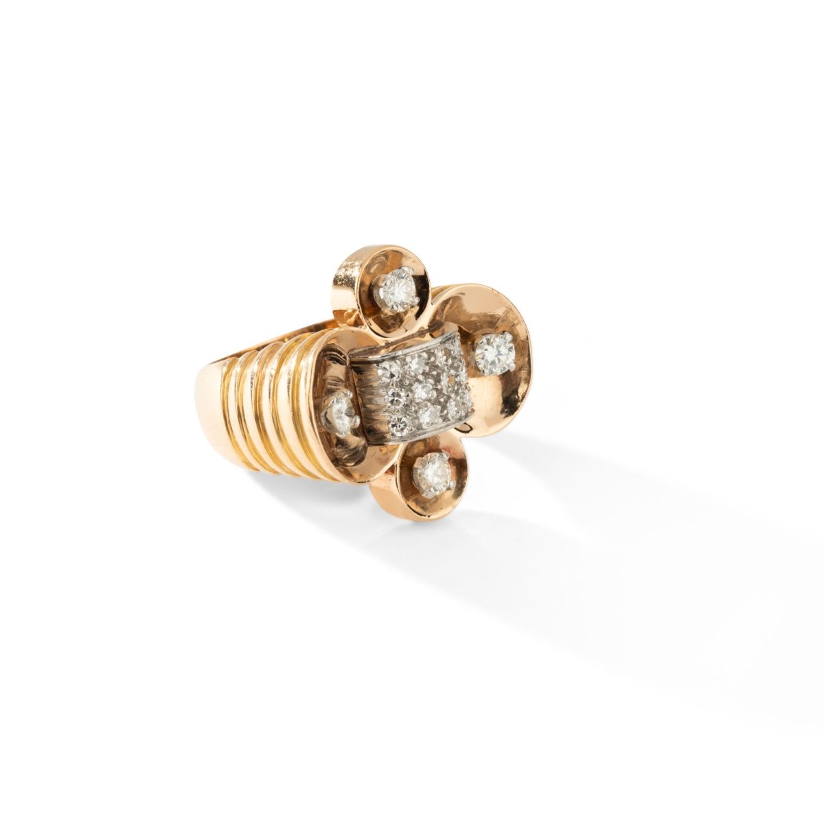 Bague Trèfle époque 1950 - Castafiore