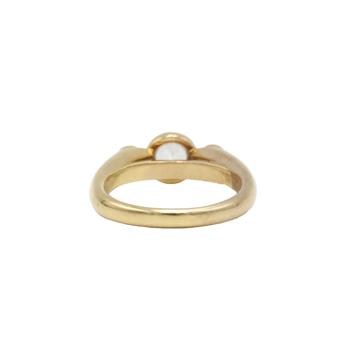 Bague Trilogie BUCHERER en or jaune, saphir et diamants - Castafiore