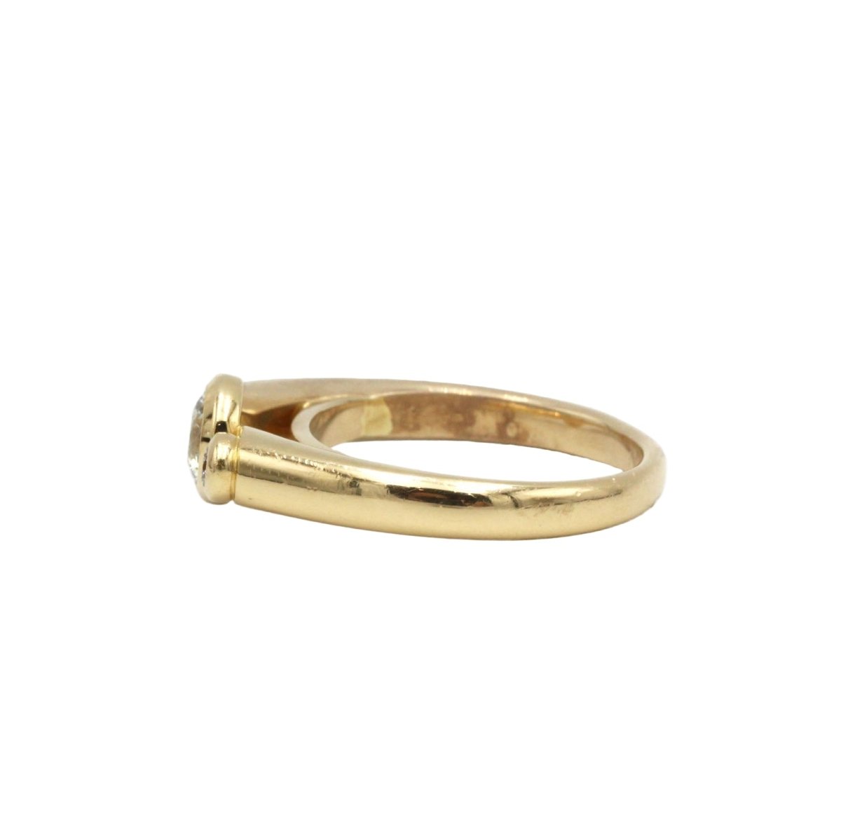 Bague Trilogie BUCHERER en or jaune, saphir et diamants - Castafiore