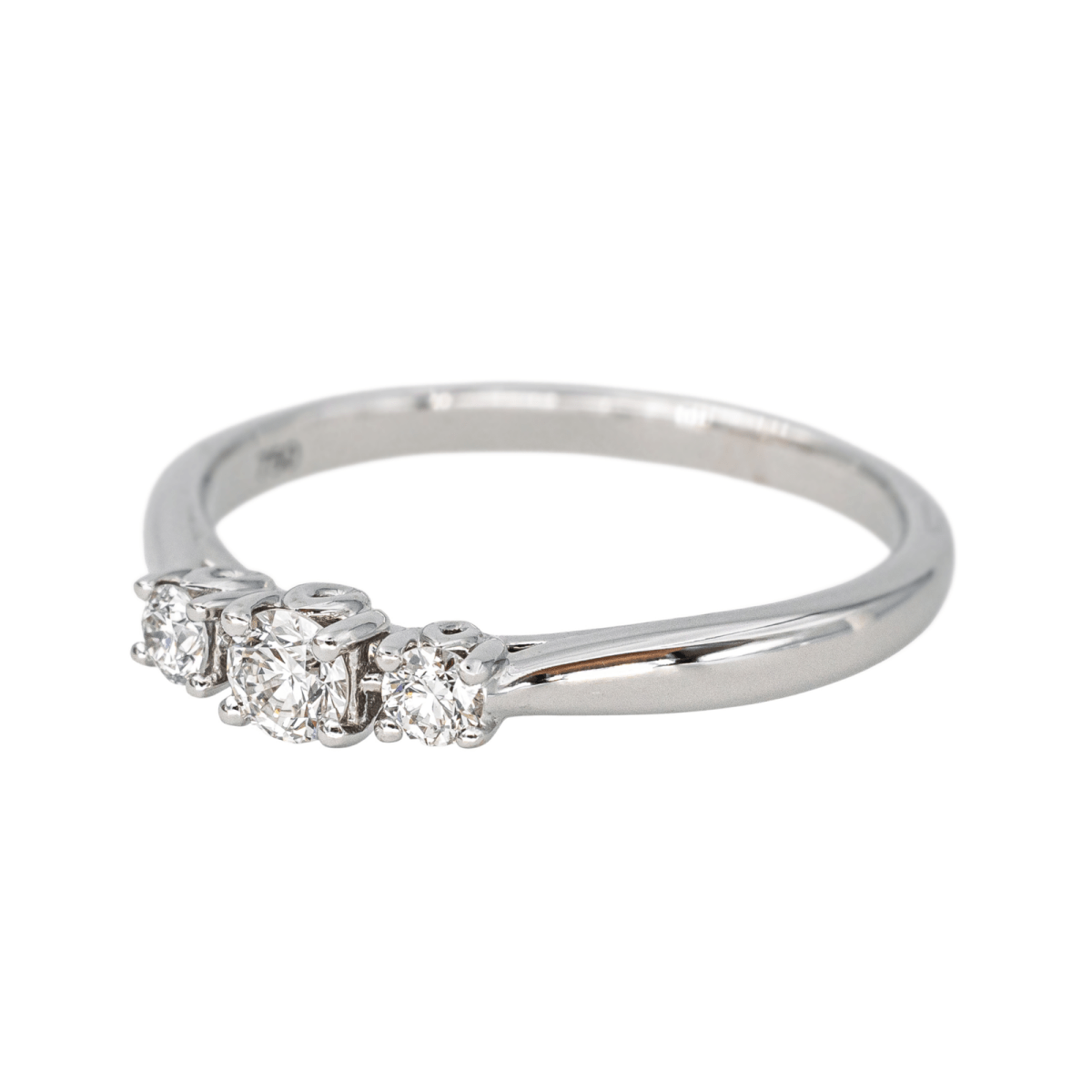 Bague Trilogie DIDIER GUÉRIN en or blanc et diamants - Castafiore