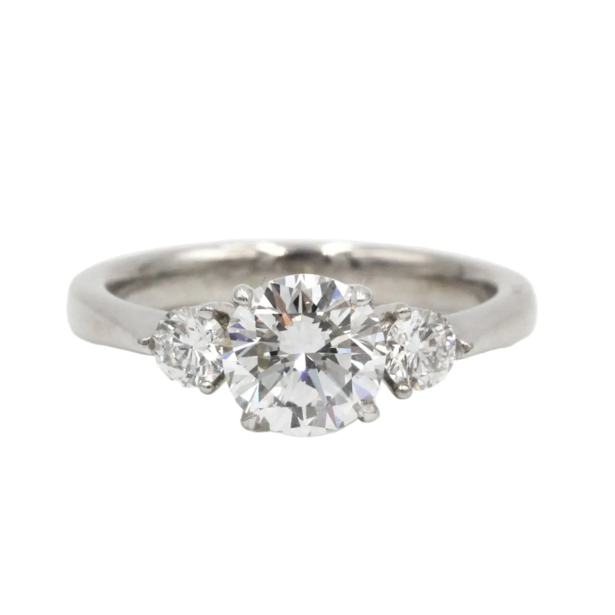 Bague Trilogie en or blanc et diamants - Castafiore