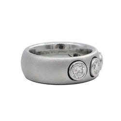 Bague Trilogie en or blanc et diamants - Castafiore