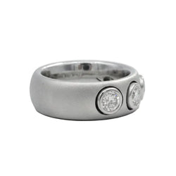 Bague Trilogie en or blanc et diamants - Castafiore
