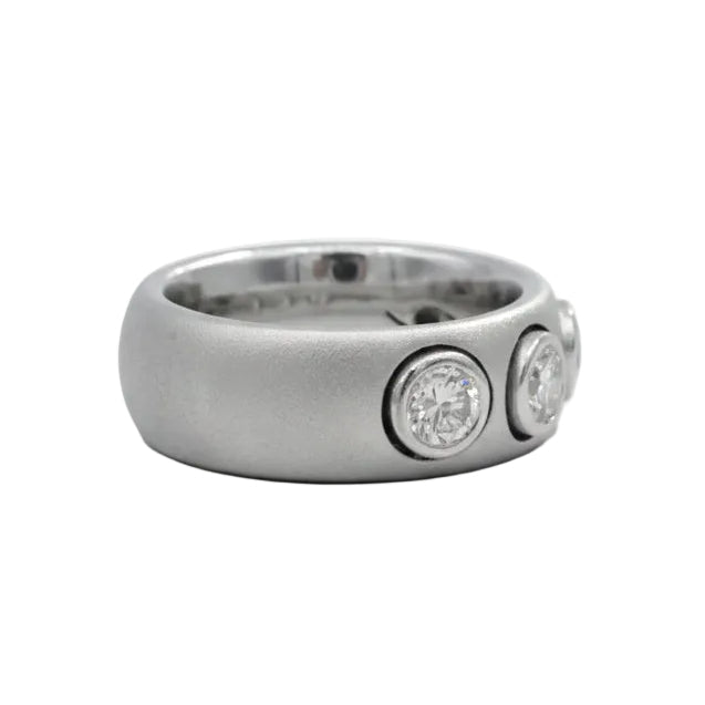 Bague Trilogie en or blanc et diamants - Castafiore