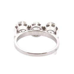 Bague Trilogie en or blanc et diamants - Castafiore