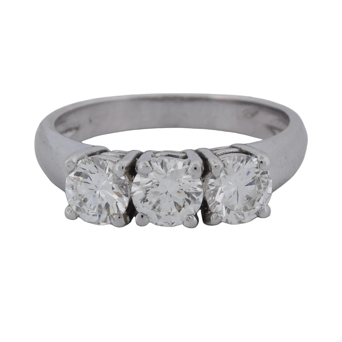 Bague Trilogie en or blanc et diamants - Castafiore