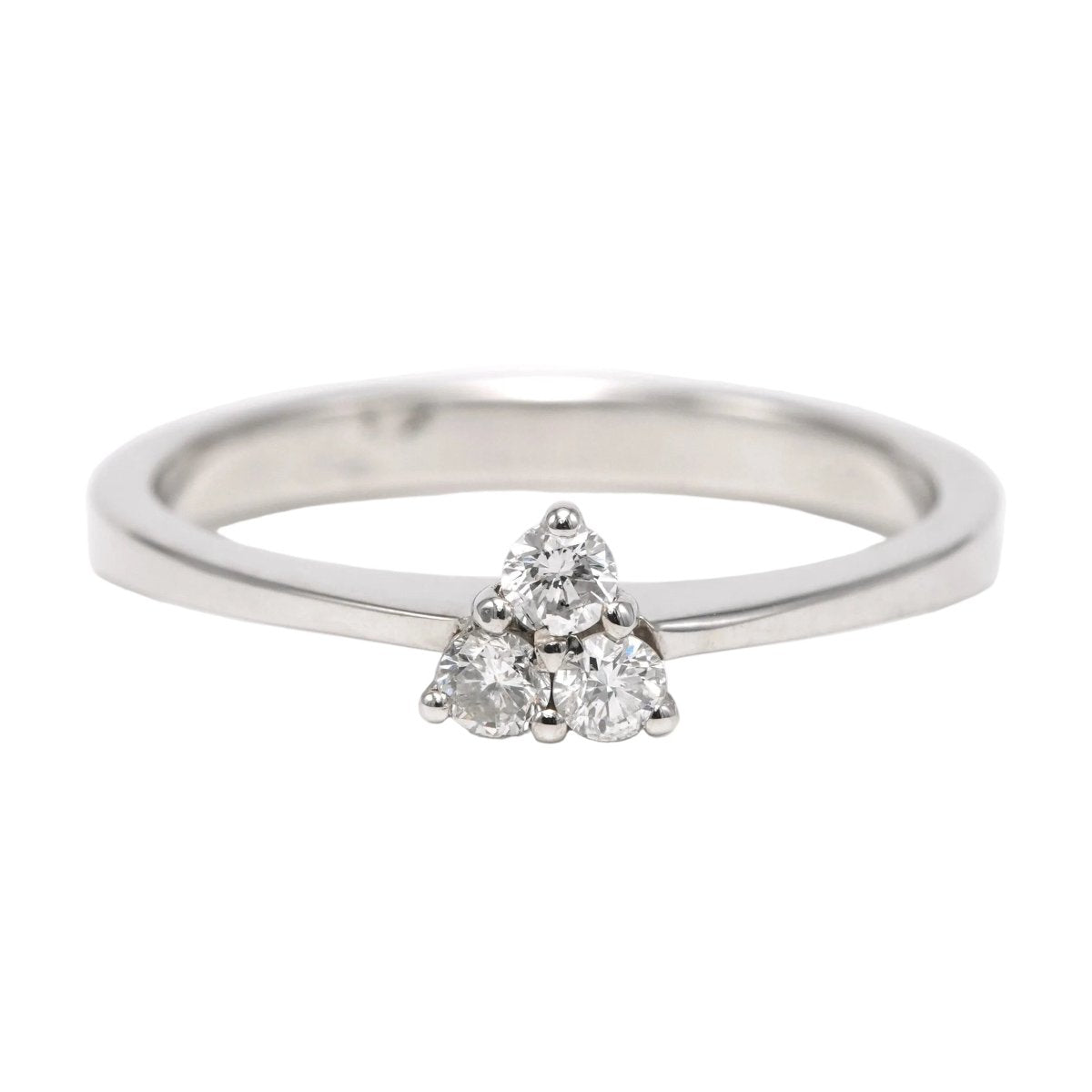 Bague Trilogie en or blanc et diamants - Castafiore