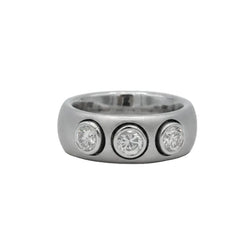 Bague Trilogie en or blanc et diamants - Castafiore