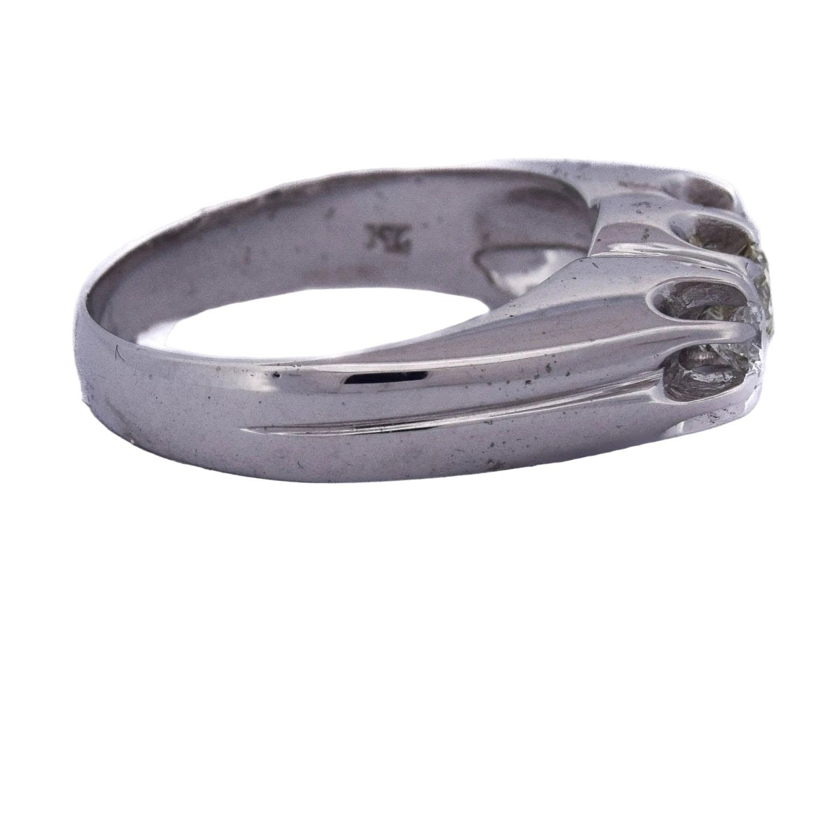 Bague Trilogie en or blanc et diamants - Castafiore