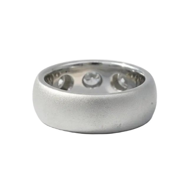 Bague Trilogie en or blanc et diamants - Castafiore