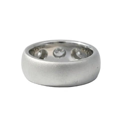 Bague Trilogie en or blanc et diamants - Castafiore