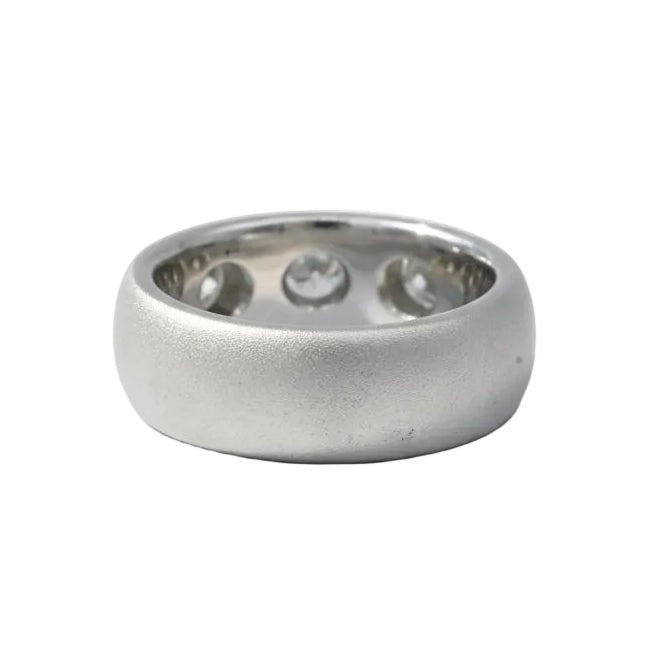 Bague Trilogie en or blanc et diamants - Castafiore