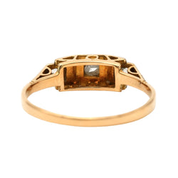 Bague Trilogie en or blanc, or jaune et diamants - Castafiore