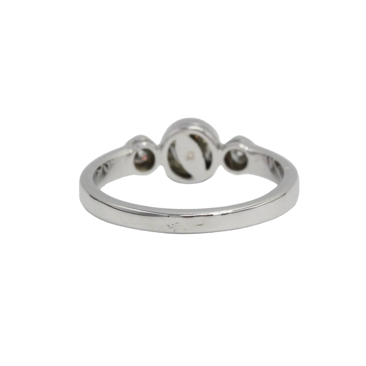 Bague Trilogie en or blanc, platine et diamants - Castafiore