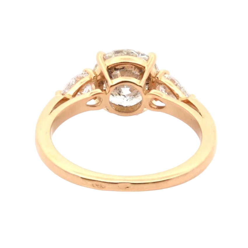 Bague Trilogie en or jaune et diamants - Castafiore