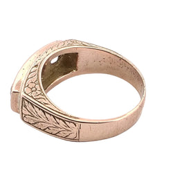 Bague Trilogie en or rose et diamants - Castafiore