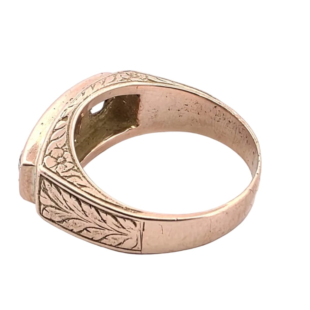 Bague Trilogie en or rose et diamants - Castafiore