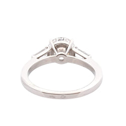 Bague Trilogie en platine et diamants - Castafiore