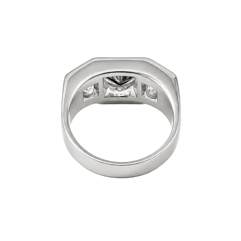 Bague Trilogie en platine et diamants - Castafiore