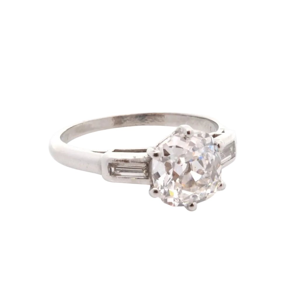 Bague Trilogie en platine et diamants - Castafiore