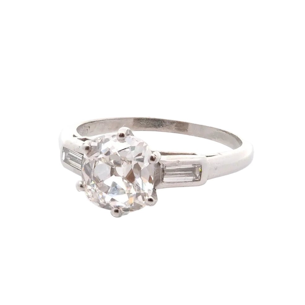 Bague Trilogie en platine et diamants - Castafiore