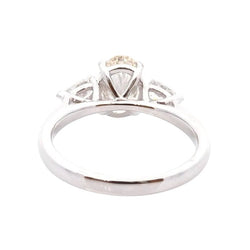 Bague Trilogie en platine et diamants - Castafiore