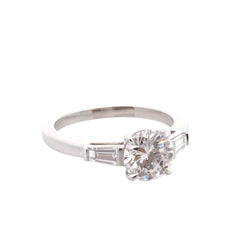 Bague Trilogie en platine et diamants - Castafiore