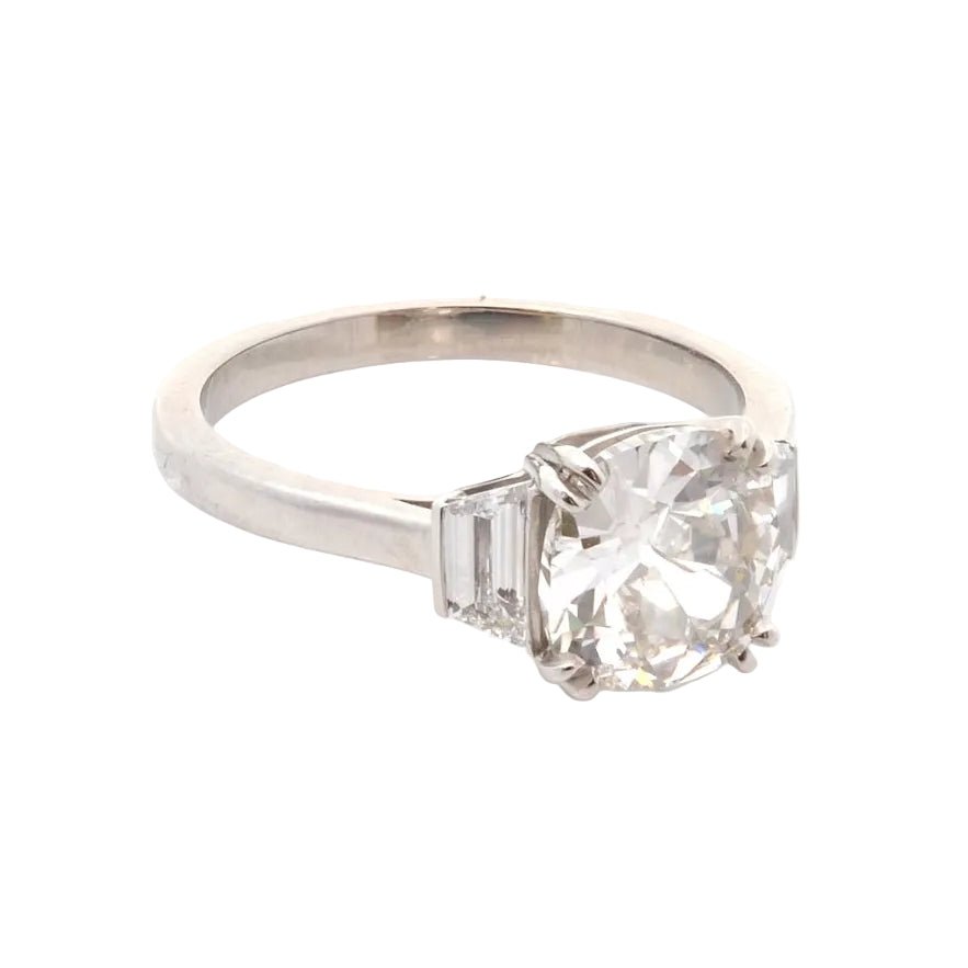 Bague Trilogie en platine et diamants - Castafiore