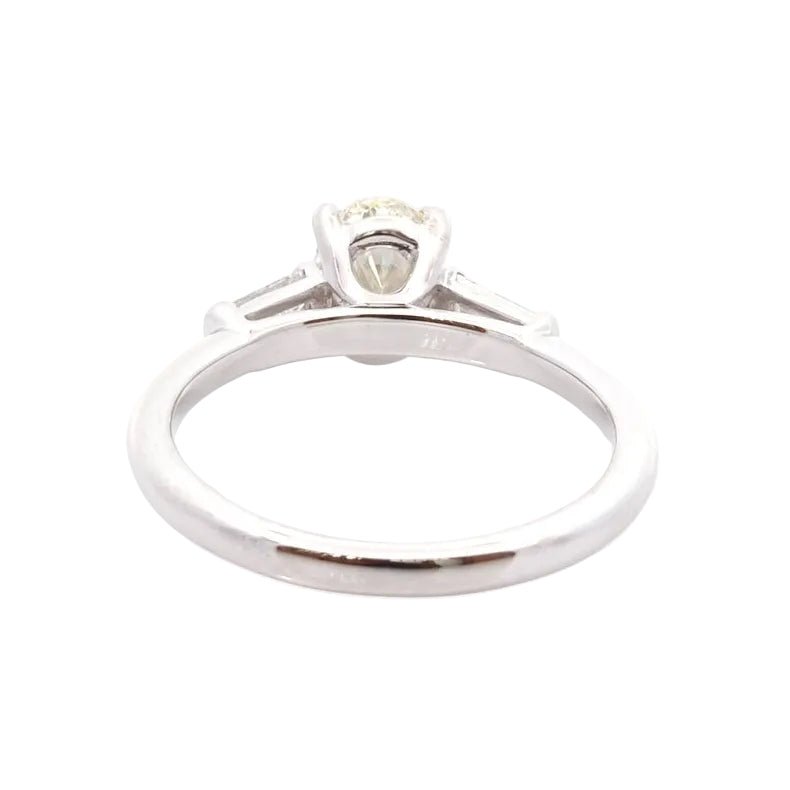 Bague Trilogie en platine et diamants - Castafiore